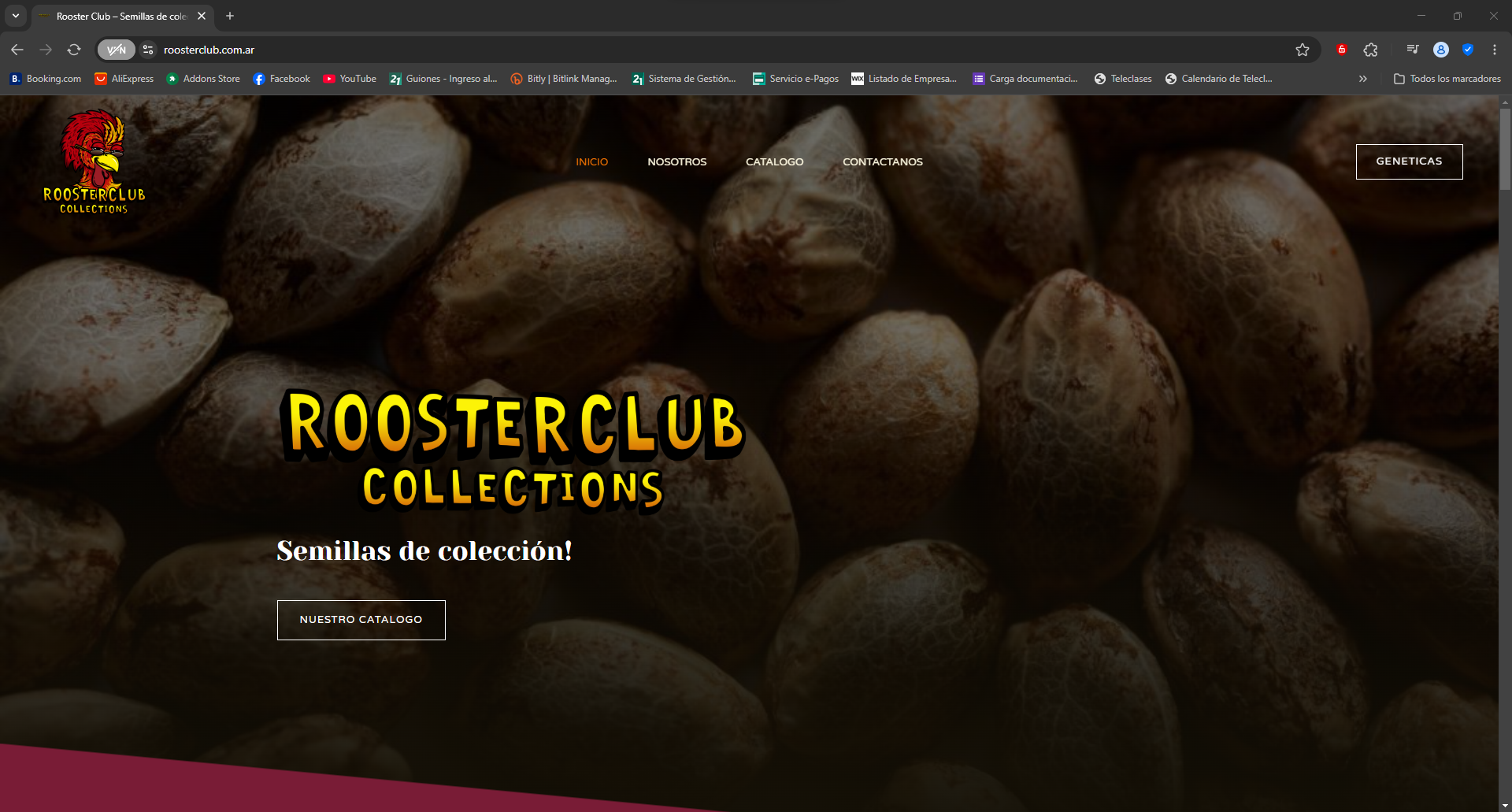 Rooster Club - Sitio web corporativo