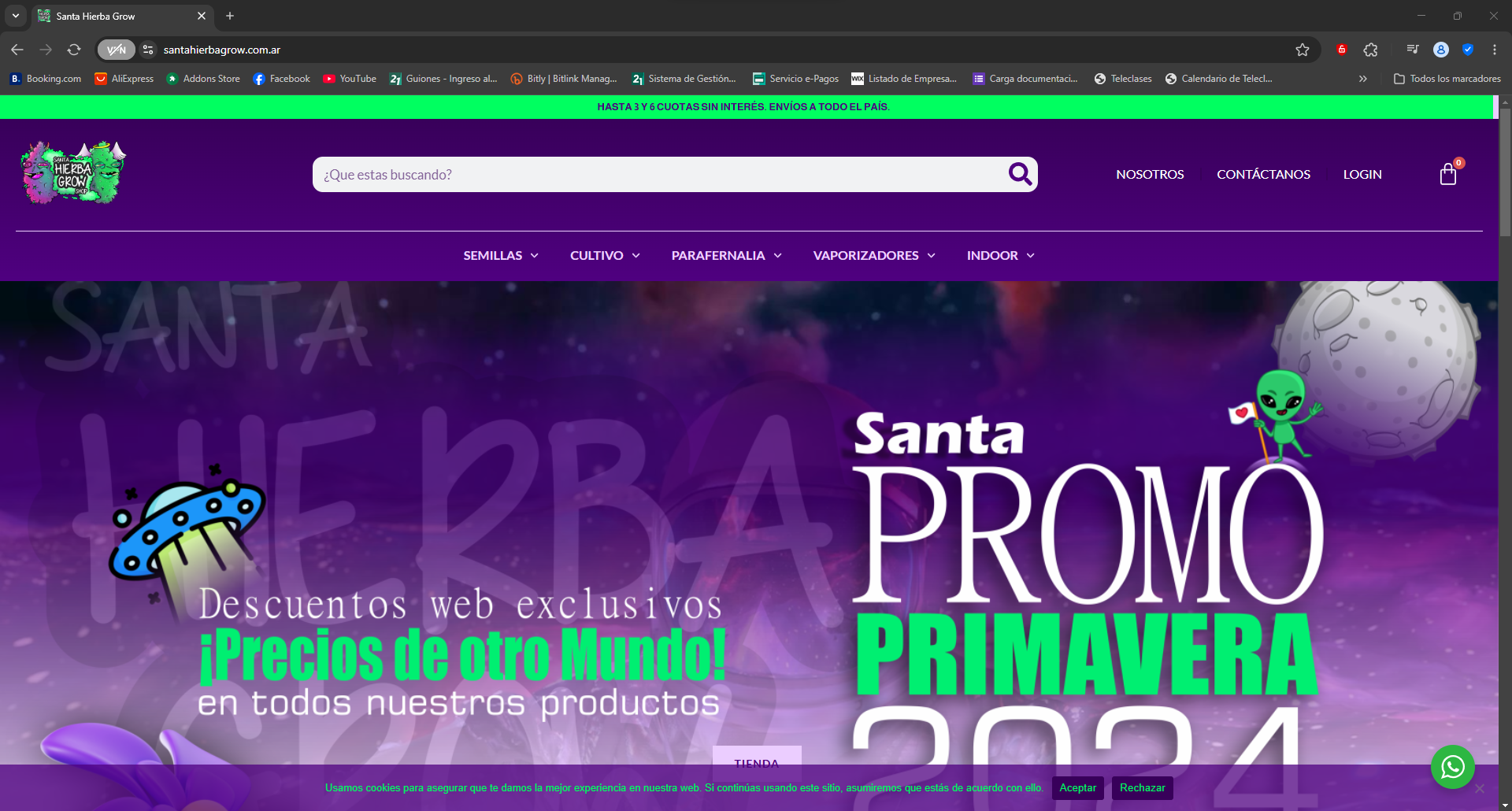 Santa Hierba Grow - E-commerce de productos